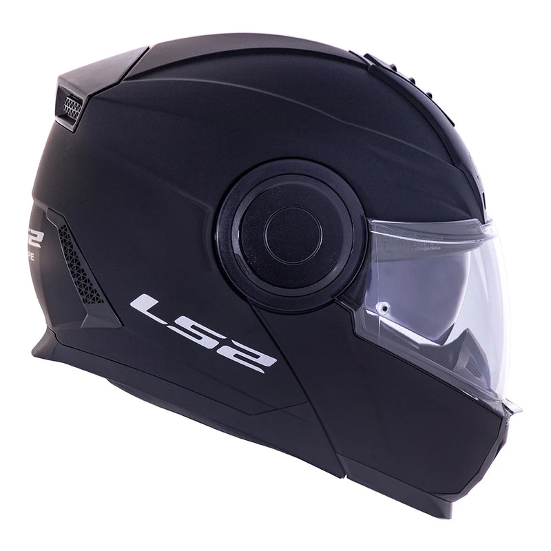 Capacete LS2 Scope FF902 Preto Fosco Articulado e Com Óculos