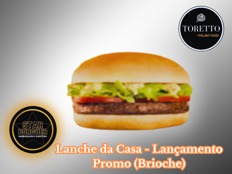 Lanche da Casa - Lançamento Promo (Brioche)