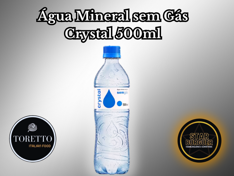 Água Mineral sem Gás Crystal 500ml