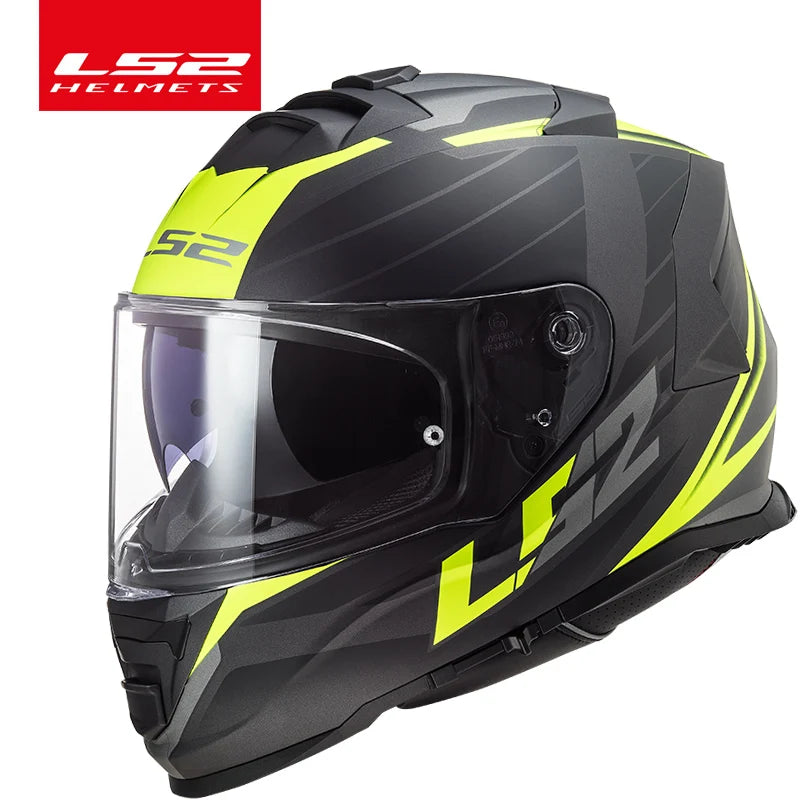 Capacete de motocicleta original LS2 FF800 ls2 STORM full face capacetes kaciga casco moto capacete com sistema antiembaçante