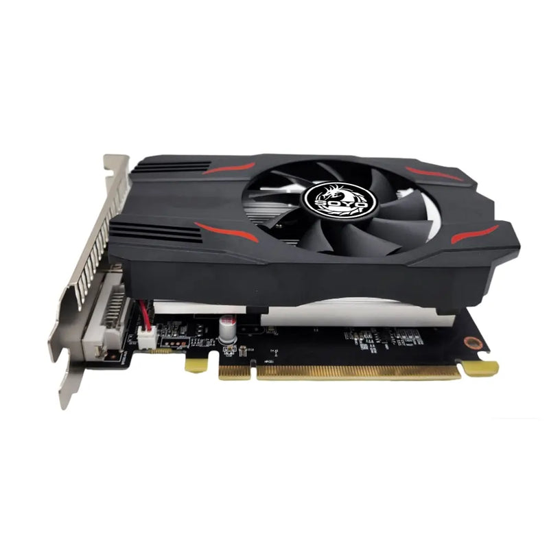 Placa de vídeo SOYO AMD GPU Radeon RX 550 4G GDDR5 128Bit 14nm Computador PC RX550 PCI-E 3.0 Placas de vídeo para jogos totalmente novas