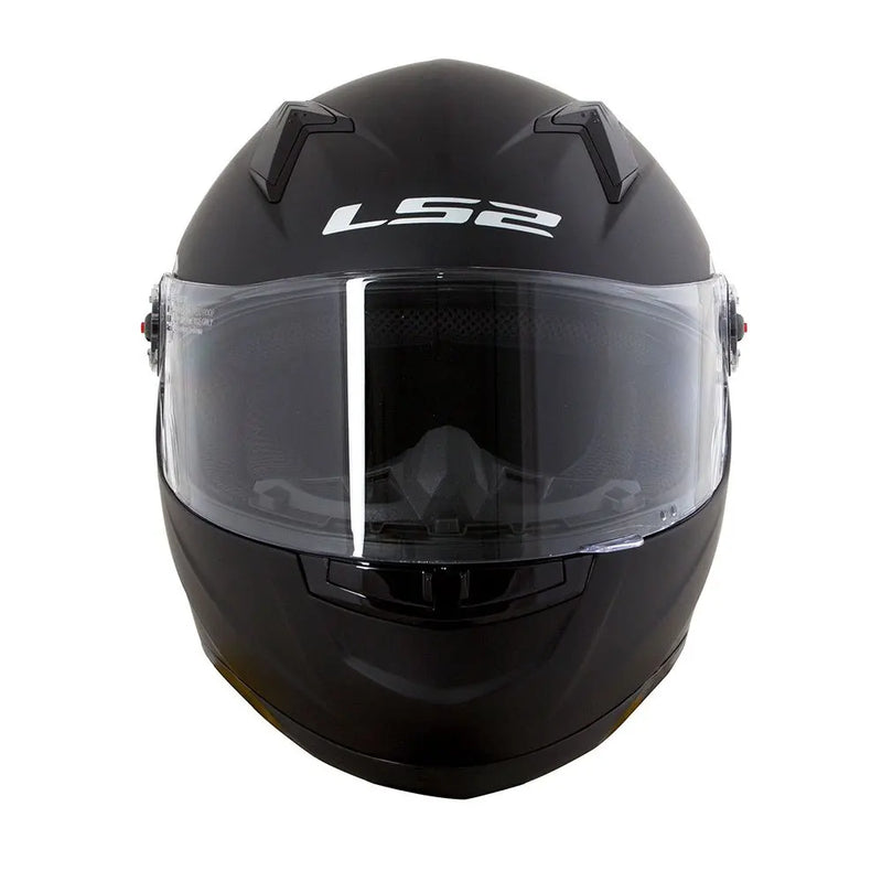 Capacete Ls2 Ff358 Monocolor Preto Fosco Motocicleta Fosco