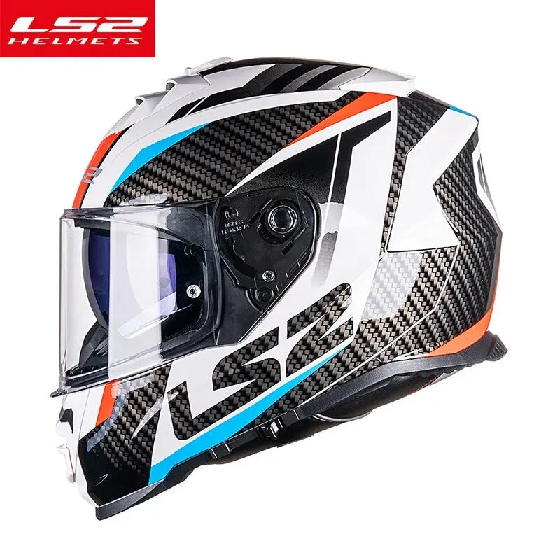 Capacete de motocicleta original LS2 FF800 ls2 STORM full face capacetes kaciga casco moto capacete com sistema antiembaçante